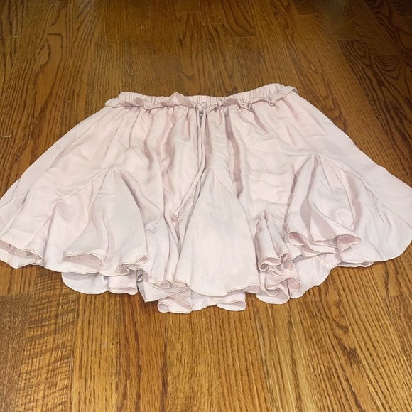 PINK FLOWY SKIRT - Picture 5 of 5
